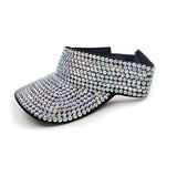 101562, BLING RHINESTONE SUN VISOR HAT