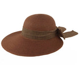 101576, RIBBON STRAW FLOPPY HAT