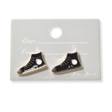 101621, SNEAKERS SHOE ENAMEL STUD EARRING