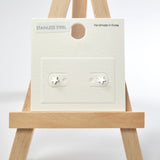 101631, DAINTY STAR STAINLESS STEEL STUD EARRING