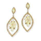 101639, MARQUISE RHINESTONE DANGLE EARRING