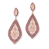 101640, MARQUISE ACCENT CRYSTAL RHINESTONE DANGLE EARRING