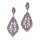 101640, MARQUISE ACCENT CRYSTAL RHINESTONE DANGLE EARRING