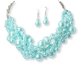 101980, PEARL CLUSTER NECKLACE