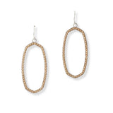 101995, GEOMETRIC METAL DANGLE EARRING