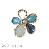 102110, FLOWER MAGNETIC PIN