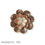 102111, FLOWER MAGNETIC PIN