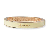 102117, "FAITH" ENAMEL OPEN BANGLE BRACELET