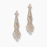 102157, MARQUISE CUBIC ZIRCONIA CRYSTAL RHINESTONE EARRING
