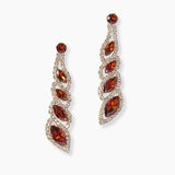 102158, MARQUISE CUBIC ZIRCONIA CRYSTAL RHINESTONE EARRING