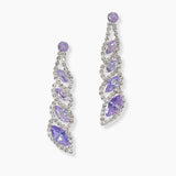102158, MARQUISE CUBIC ZIRCONIA CRYSTAL RHINESTONE EARRING