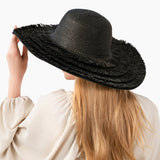 102164, STRAW FLOPPY SUN HAT