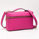 102178, FAUX LEATHER CROSS BODY BAG