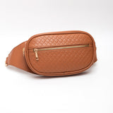 102179, FAUX LEATHER FANNY & SLING BAG