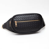 102179, FAUX LEATHER FANNY & SLING BAG