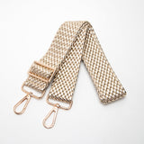102180, BRAIDED FAUX LEATHER ADJUSTABLE BAG STRAP