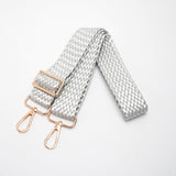 102180, BRAIDED FAUX LEATHER ADJUSTABLE BAG STRAP