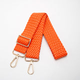 102180, BRAIDED FAUX LEATHER ADJUSTABLE BAG STRAP