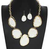 102190, GEOMETRIC CELLULOID ACETATE NECKLACE