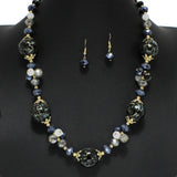 102192, CERAMIC BALL BEADED NECKLACE