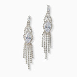 102222, MARQUISE CUBIC ZIRCONIA CRYSTAL RHINESTONE EARRING