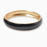 102225, ENAMEL HINGED BANGLE BRACELET