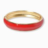 102225, ENAMEL HINGED BANGLE BRACELET