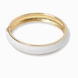 102225, ENAMEL HINGED BANGLE BRACELET