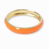 102225, ENAMEL HINGED BANGLE BRACELET