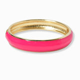 102225, ENAMEL HINGED BANGLE BRACELET