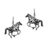 102260, WESTERN HORSE METAL EARRING
