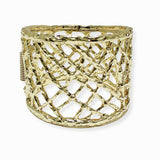 102271, HAMMERED METAL HINGED BANGLE BRACELET