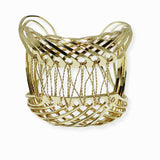 102273, METAL WIRED ACCENT METAL CUFF BRACELET