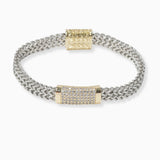102280, MICRO PAVE CUBIC ZIRCONIA MAGNETIC CLOSURE BRACELET