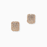 102292, MICRO PAVE CUBIC ZIRCONIA STUD EARRING