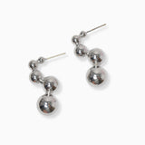 102330, BALL ACCENT METAL EARRING