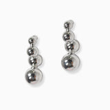 102330, BALL ACCENT METAL EARRING