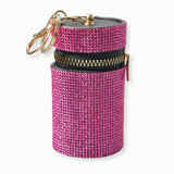 102363, BLING CRYSTAL RHINESTONE KEYCHAIN POUCH