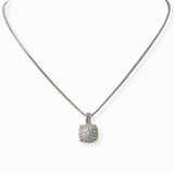 102372, 14K GOLD PLATED, MICRO PAVE CUBIC ZIRCONIA DESIGNER INSPIRED NECKLACE