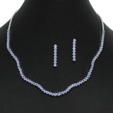 102394, MARQUISE CUBIC ZIRCONIA ACCENT NECKLACE SET