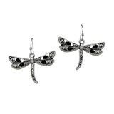 102496, DRAGONFLY FILIGREE DANGLE EARRING