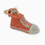 102543, BLING SNEAKER SHOE CRYSTAL RHINESTONE KEYCHAIN