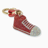 102543, BLING SNEAKER SHOE CRYSTAL RHINESTONE KEYCHAIN