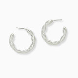 102567, OVAL SHAPE METAL HOOP EARRING