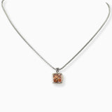 102620, CUBIC ZIRCONIA DESIGNER INSPIRED PENDANT NECKLACE