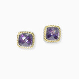102632, CUBIC ZIRCONIA DESIGNER INSPIRED STUD EARRING