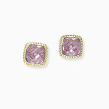 102632, CUBIC ZIRCONIA DESIGNER INSPIRED STUD EARRING