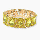 102645, TEARDROP ACCENT CRYSTAL RHINESTONE STRETCH BRACELET