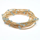 102673, BEAD ACCENT MULTI LAYERED STRETCH BRACELET