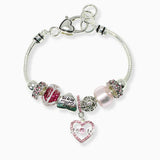 102706, "MOM'S BLESSING" MULTI CHARM BRACELET